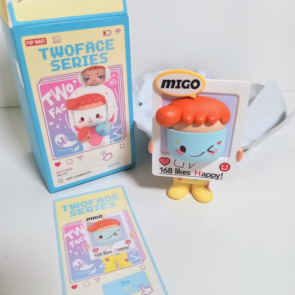 Pop Mart Migo Two face Series